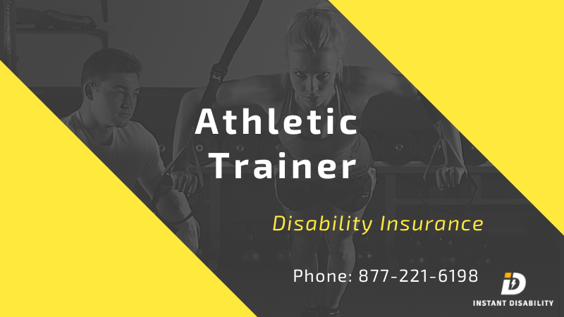 Athletic Trainer Disability Insurance