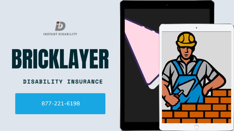 Bricklayer disability insurance