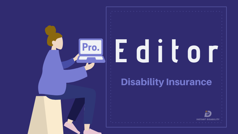 Editor Disability Insurance