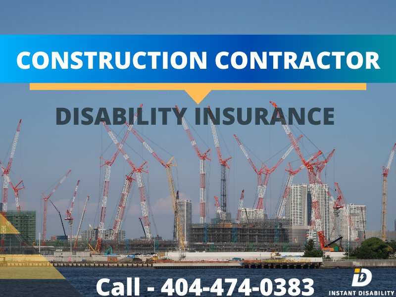 Construction Contractor Disability Insurance